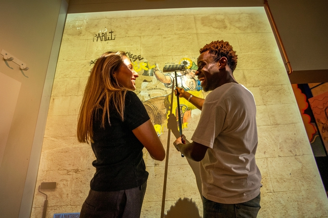 Interactive experience at Belgian Beer World
